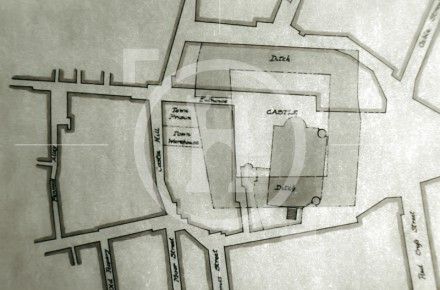 Liverpool Castle Plan, c 1780